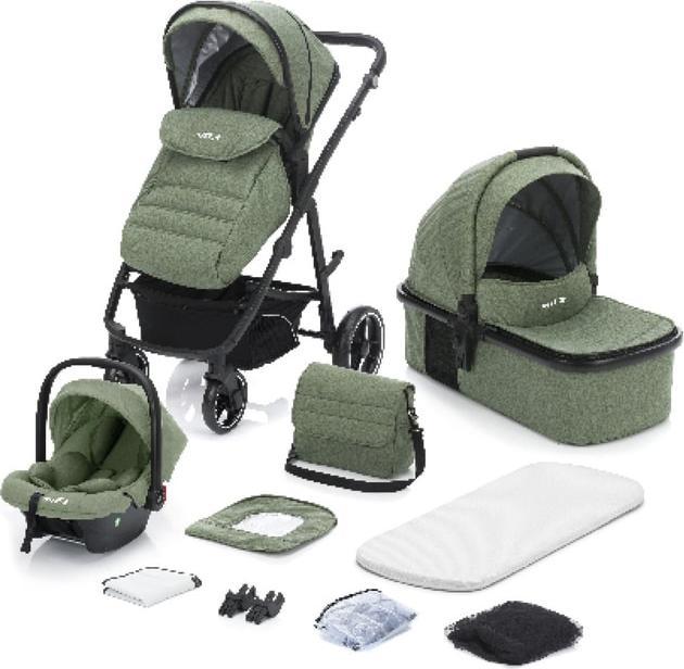Produktbild Mica Kinderwagenset - Jaguar - Farbe: grün melange