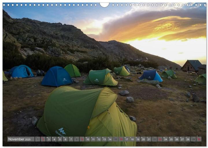 Produktbild Weitwandern auf Korsika GR 20 (Wandkalender 2025 DIN A3 quer), Monatskalender (A3, Deutsch)