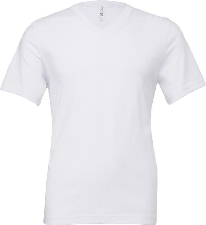 Bella Canvas Canvas TShirt mit VAusschnitt kurzärmlig