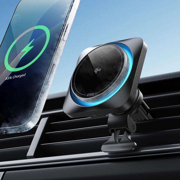 Produktbild ESR HaloLock CryoBoost MagSafe Car Mount Wireless Charger