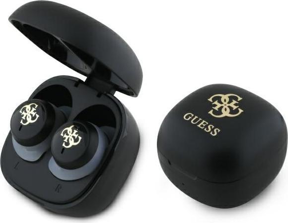 Guess 4G Logo Mini TWS Casque sans fil Bluetooth - Noir (24 h, Sans fil)