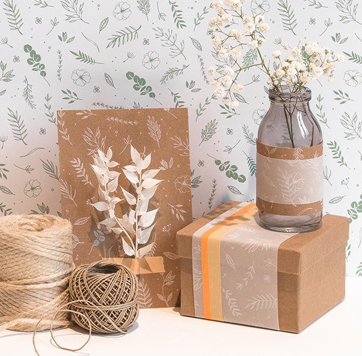 Produktbild Heyda Transparentpapier "Blätter", 50 x 70 cm (115 g/m², 1 x)