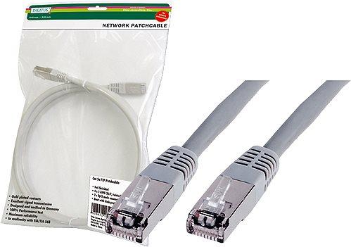 Produktbild Digitus CAT 5e SF-UTP Patchkabel Cu PVC AWG 26/7 Länge 10 m Farbe Grau (SF/UTP, CAT5e, 10 m)