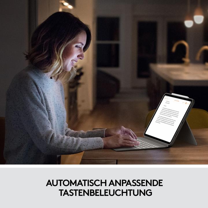 Actual product image Logitech Combo Touch (US, iPad Pro 11 2018 (1. Gen), iPad Pro 11 2020 (2. Gen), iPad Pro 11 2021 (3rd Gen), iPad Pro 11 2022 (4th Gen))