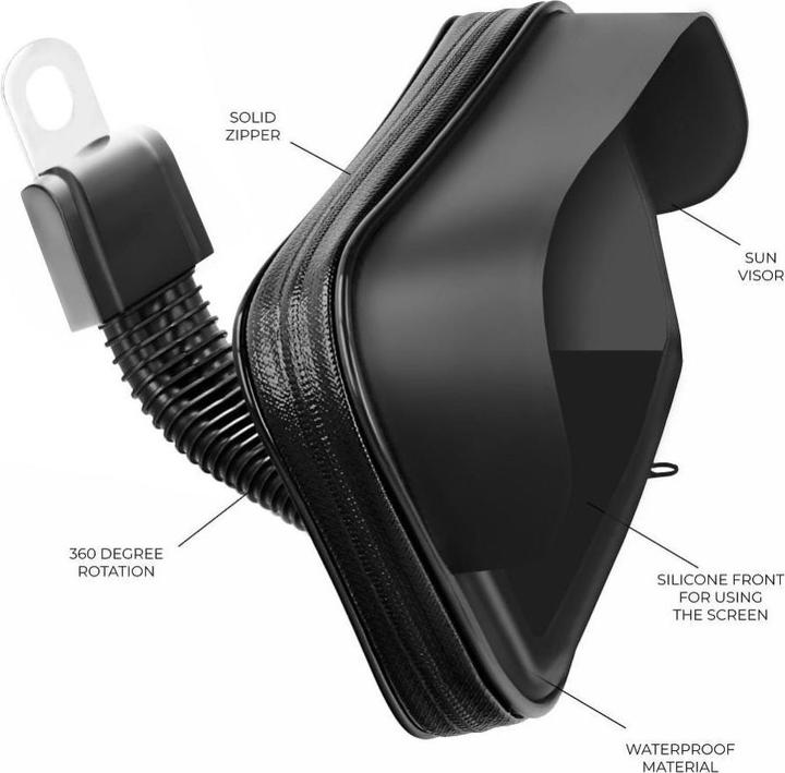 Produktbild No Name SM Motorrad- Rollerhalter mit wasserdichtem Reissverschluss 4,8-5,5