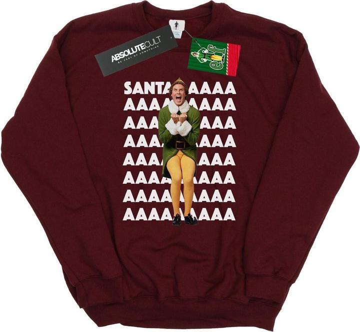 Elf Buddy Santa Scream Sweatshirt (XXL)