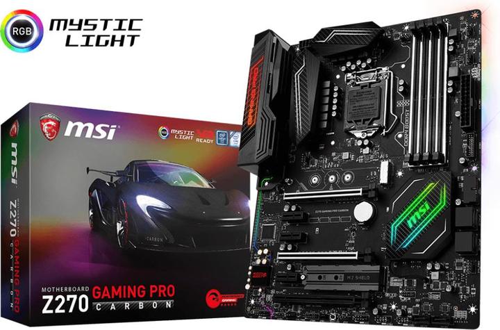 Image du produit MSI Z270 Gaming Pro carbone (LGA 1151, Intel Z270, ATX)