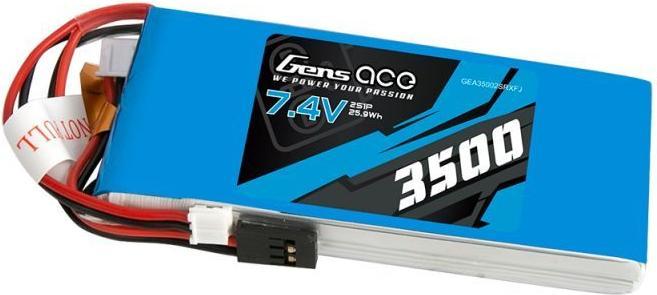 Actual product image Gens Ace GEA35002SRXFJ Radio-Controlled (RC) model part/accessory Battery (7.40 V, 3500 mAh)
