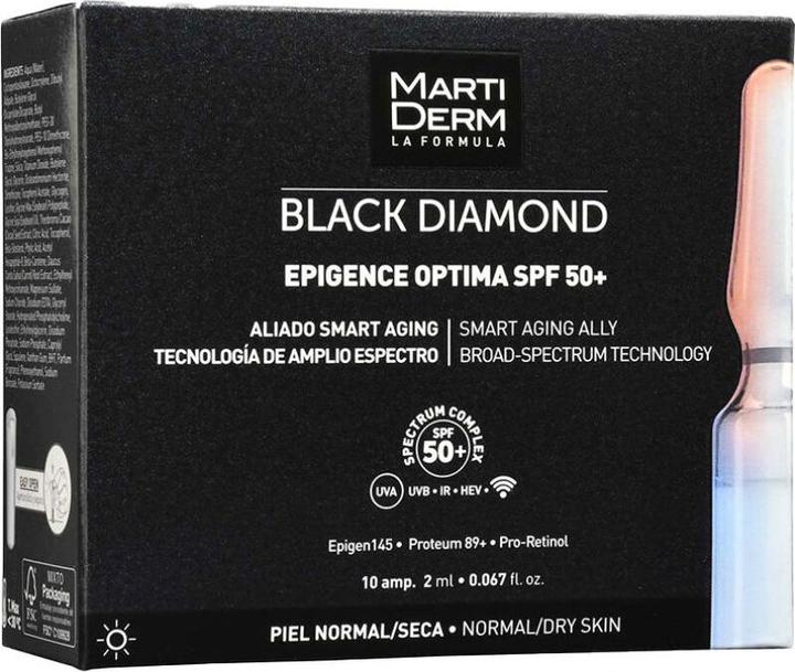 Actual product image Martiderm EPIGENCE OPTIMA SPF 50 10 AMP. 20ml (Sun cream face, SPF 50, 20 ml)
