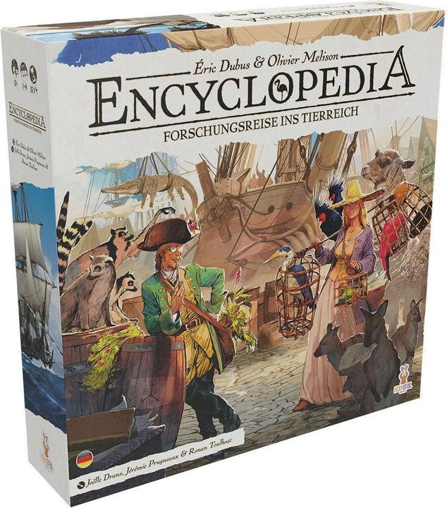 Produktbild Asmodée Encyclopedia: Forschungsreise ins Tierreich, Brettspiel (DE-Ausgabe) (Deutsch)