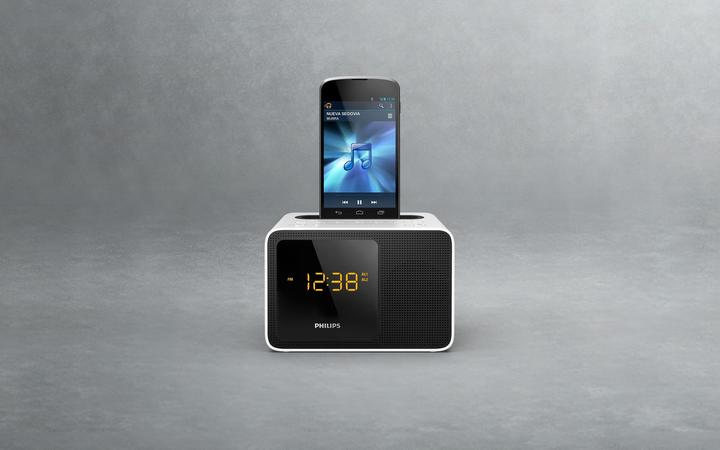 Actual product image Philips AJT5300W, clock radio (FM, Bluetooth)