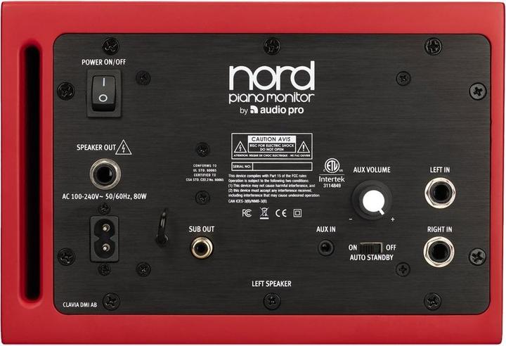 Image du produit Nord Moniteur pour piano V2 (Actif, Couples, 2x 80 W)