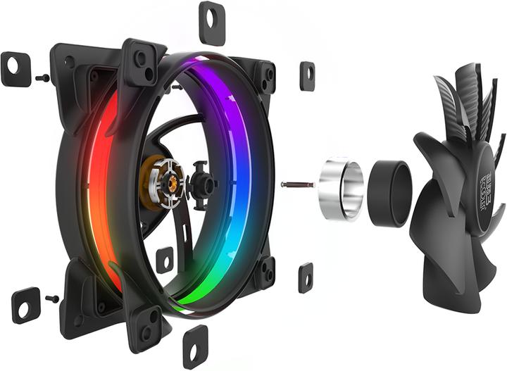 Produktbild Pccooler CORONA FRGB 5in1 Pack (120 mm, 5 x)