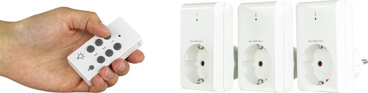 Immagine prodotto REV Set di prese radiocomandate Telecontrol 1+3 Azione
