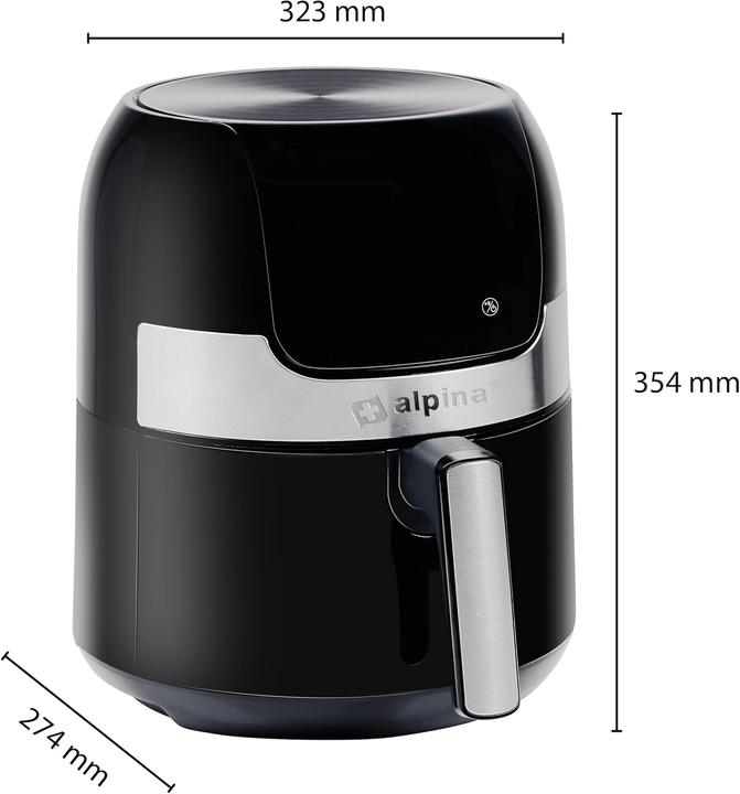Immagine prodotto alpina Friggitrice ad aria 230V 3.5L 1400W digi