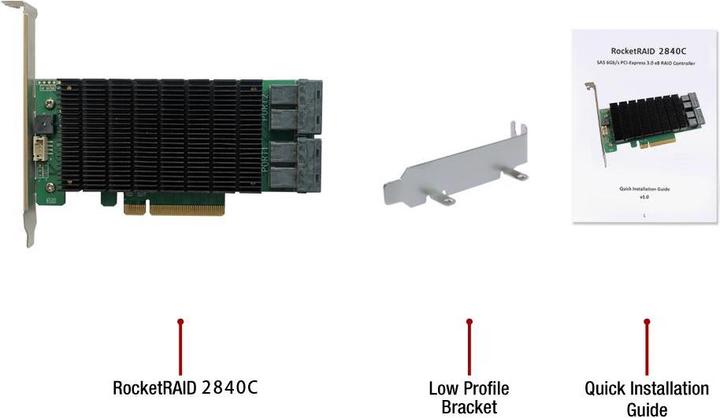 Produktbild HighPoint RAID-Controller RocketRAID 2840C