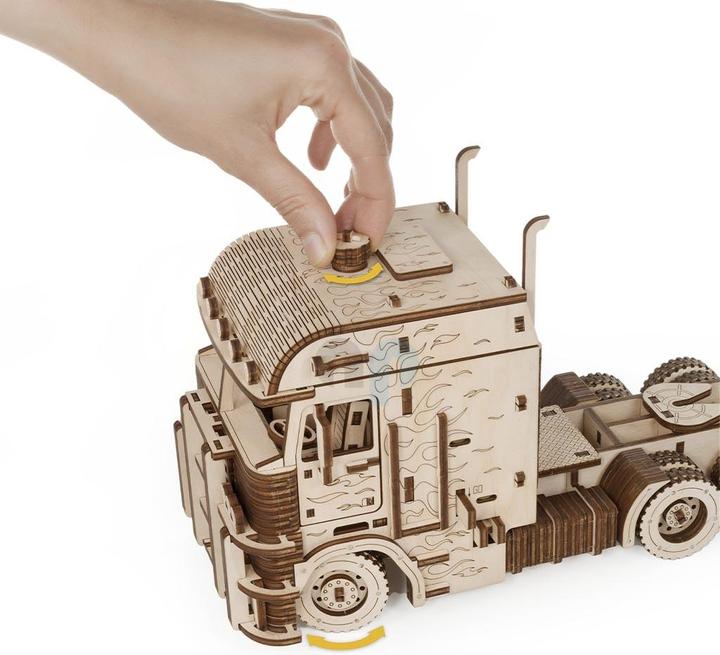 Produktbild Eco Wood Art 3D Holz Modellbausatz - Sattelschlepper - Road King