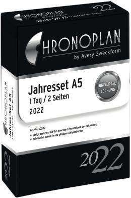Chronoplan Jahres-Set (A5, Deutsch)