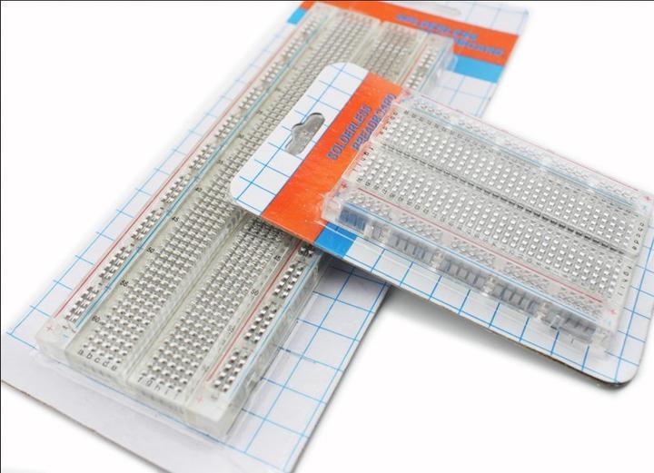 OEM Plug-in board breadboard transparent set (Breadboard)