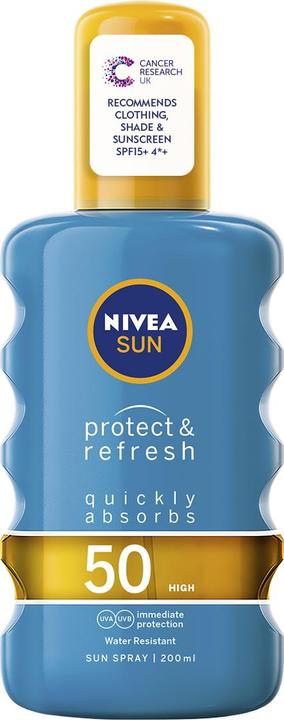 Immagine prodotto NIVEA Protezione solare e tocco secco (Spray solare, SPF 50, 200 ml, 500 g)