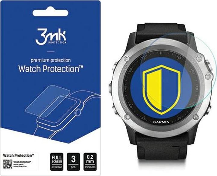 3MK FlexibleGlass Watch Garmin Fenix 3 Szkło hybrydowe