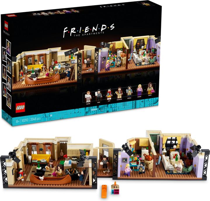 Actual product image LEGO Friends Apartments (10292, LEGO Friends, LEGO Rare Sets)