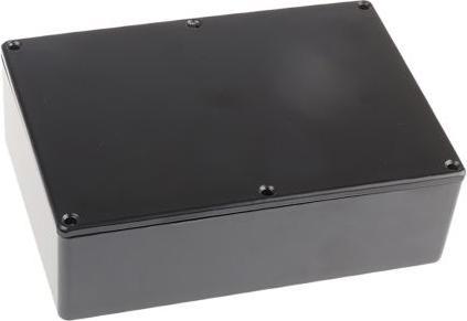 Rs Pro Black Aluminium Box 171.5x120.6x56mm (Housing)