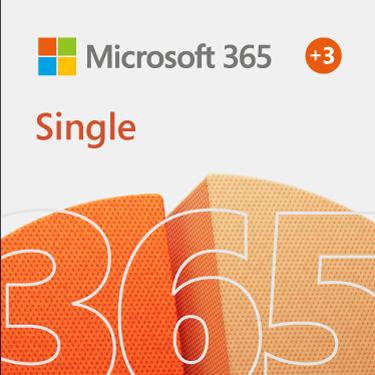 Image du produit Microsoft 365 Single 3 mois (Extra Time) (1 Utilisateur, 1 Périphériques/Utilisateurs, 3 mois)