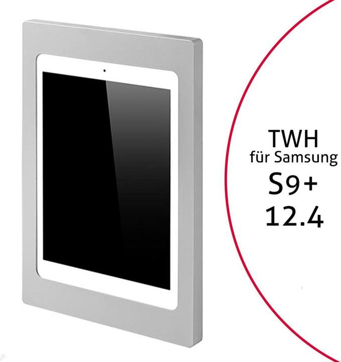 Produktbild TabLines TWH050S Tablet Wandhalterung für Samsung Tab S9+ 12.4, silber