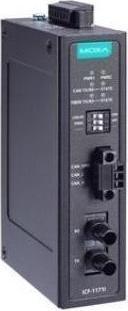 Moxa ICF-1171I-M-ST - Industrial CAN to fibre optic converter for distance extension (Converters)