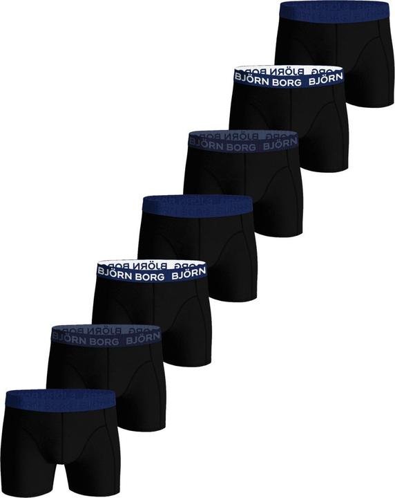 Björn Borg Cotton Stretch Boxer 7er Pack - 62105 (M, 7er Pack)