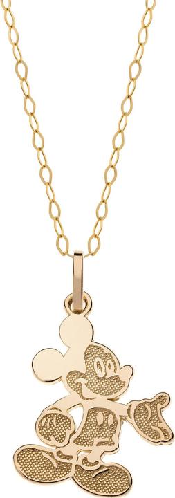 Disney Necklace Mickey Mouse, gold 375 (375 yellow gold, 35 - 40 cm)