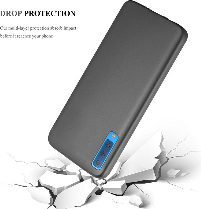 Image du produit Cadorabo Couverture métallique mate TPU (Samsung Galaxy A7 (2018))