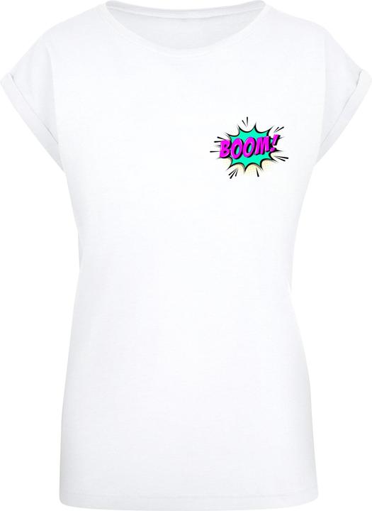 Produktbild Merchcode Ladies BOOM Comic Extended Shoulder Tee - 116849 (XL)