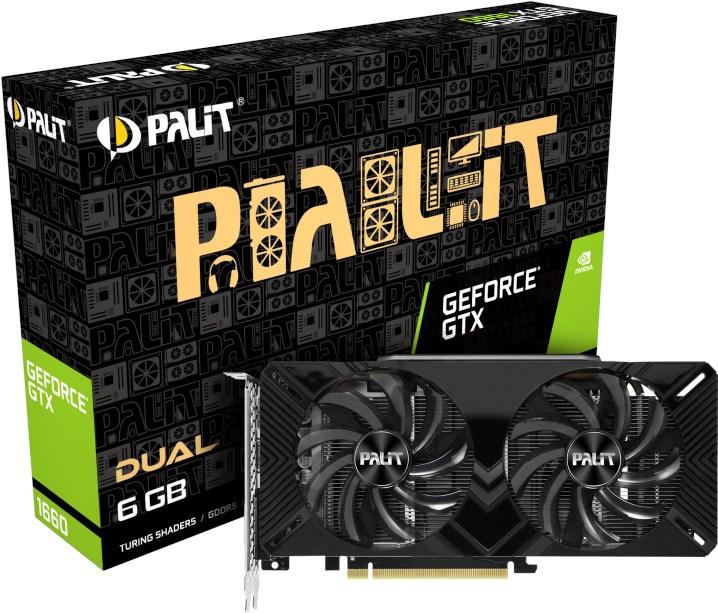 Produktbild Palit GeForce GTX 1660 Dual (6 GB)