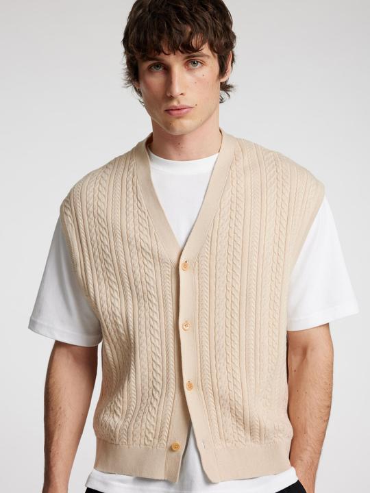Produktbild Selected Homme Zopfstrick Strickweste (XXL)