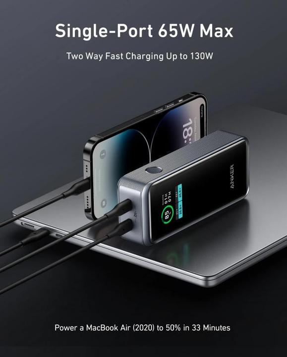 Produktbild Anker Prime Black (12000 mAh, 130 W)