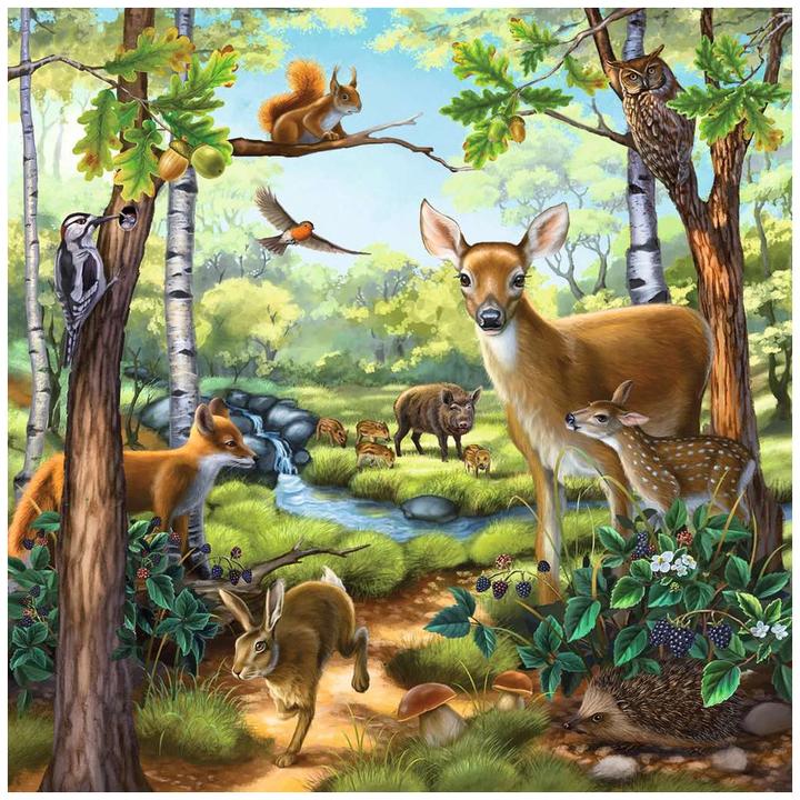 Produktbild Ravensburger Wald-/Zoo-/Haustiere (49 Teile)