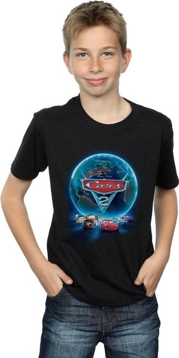 Immagine prodotto Disney Cars Globe Movie Poster Maglietta Ragazzi (128)