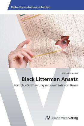Actual product image Black Litterman Ansatz (German, Katharina Knaus, 2012)