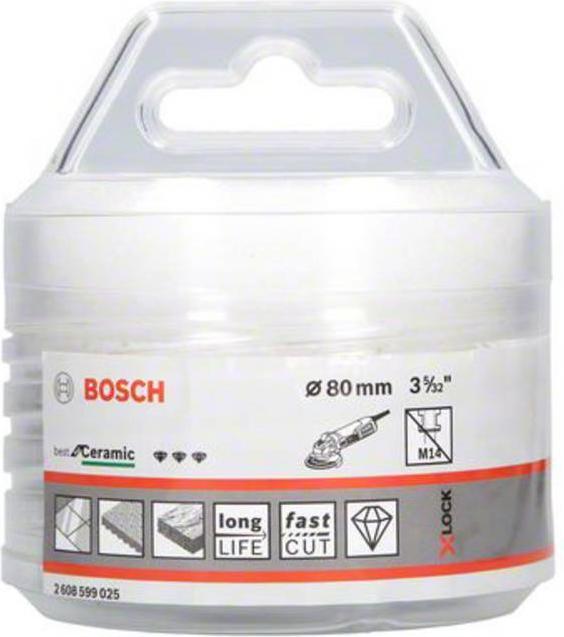 Actual product image Bosch Professional Zubehör PRO Core Cutter dry X-Lock, 80 x 35 mm (80 millimetres)