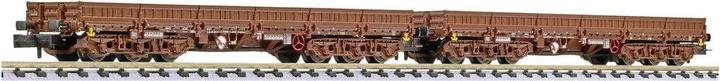 Actual product image Liliput L260192 N Set of 2, 6-axle. DR Samms 4860 heavy goods wagon (Track IIG)