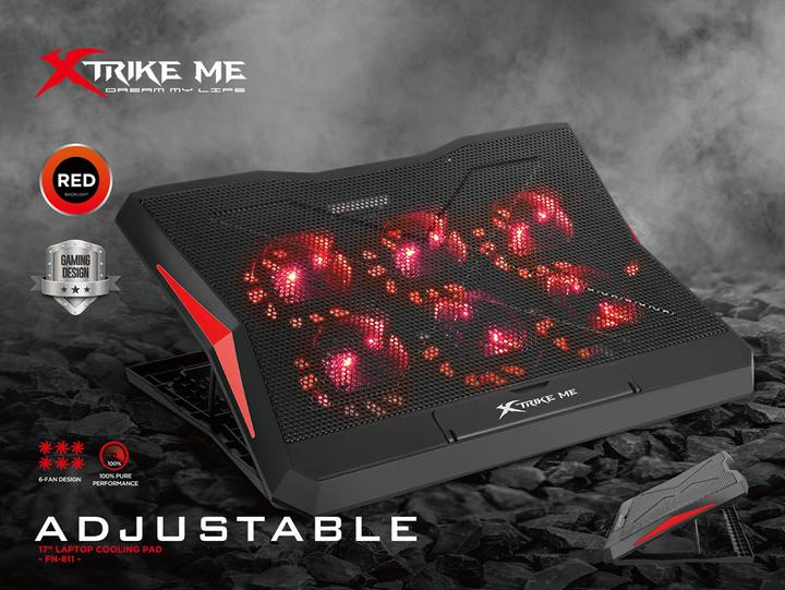 Productafbeelding Xtrike Me Notebook Koeler 17" Fn811 Achtergrondverlichting