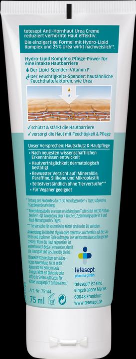 Immagine prodotto Tetesept Crema per piedi Anti Callus 75 ml (Crema piedi e gel piedi, 75 ml)