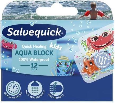 Immagine prodotto Salvequick Aquaock Kids Toppa impermeabile per bambini 12 pezzi.