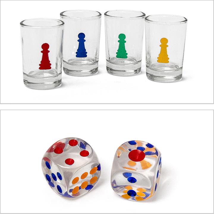 Produktbild Relaxdays Drinking Ludo Spiel