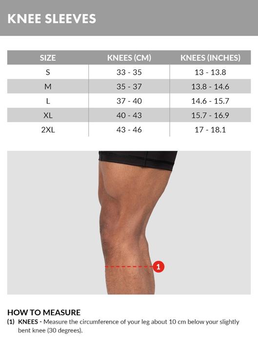 Actual product image Gorilla Wear Knee Sleeves 5mm