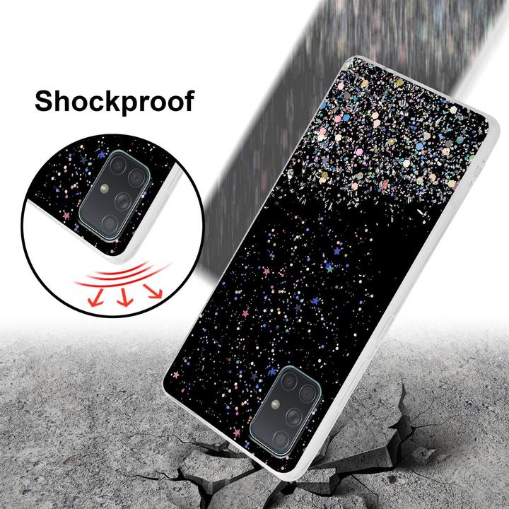Image du produit Cadorabo Couverture TPU paillettes scintillantes (Samsung Galaxy A71)