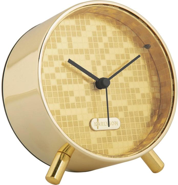 Produktbild Karlsson Klassischer Wecker Disco Bling Bling 11 cm, Gold