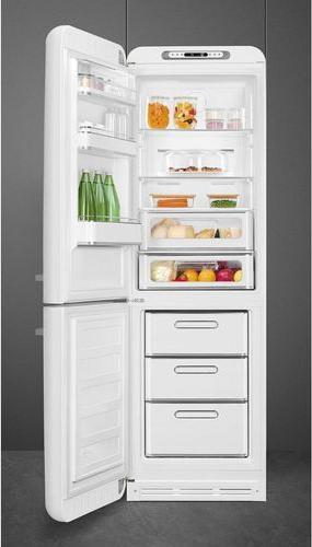 Produktbild Smeg Retro Style Kühl-Gefrierkombination FAB32LWH5 Weiss, Links (331 l)